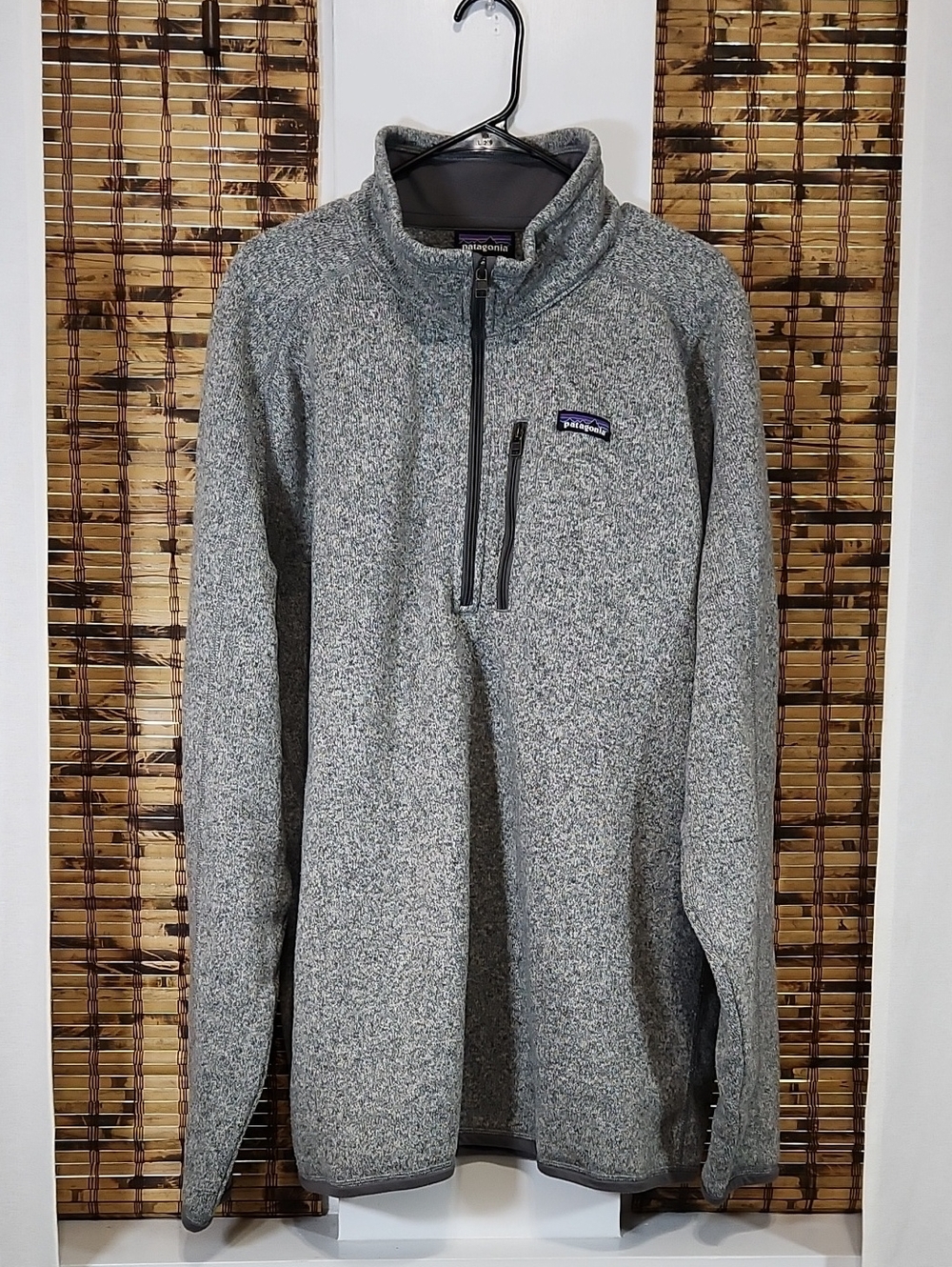 Patagonia Men's Better Sweater 1/4-Zip Fleece Pullover - Gray - Size 3XL